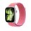 Bracelet Loop Sport Apple Guayaba Intenso 46 mm Nylon Recyclé Fermeture Velcro