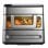 Airfryer Cecotec Cecofry FoodCourt 18000 Fenêtre 18 L 2700 W Pierre à pizza