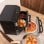 Airfryer Cecotec Cecofry FoodCourt 18000 Fenêtre 18 L 2700 W Pierre à pizza