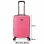 Mala de cabine Benzi BZ5784RS-50, 50 cm, rígida e expansível, em ABS, leve, com capacidade para 40 litros, 4 rodas duplas e fechadura de combinação, cor-de-rosa.