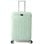 Mala de cabine Benzi Bz5819v-50, expansível, PP, tamanho de cabine de 55 cm, 4 rodas duplas, fechadura de combinação de 3 dígitos, verde.