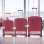 Conjunto de 3 malas rígidas expansíveis Benzi BZ5823GT: cabine 50cm, média 60cm, grande 70cm, com 4 rodas duplas, fechadura de combinação, cor bordeaux.