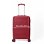 Mala de cabine Benzi BZ5845GT-50, expansível, em ABS, com 55 cm de altura, 4 rodas duplas, fechadura de combinação de 3 dígitos, cor bordeaux.