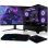 PC de bureau BEASTCOM Q5 AMD Ryzen 5 4500 16GB 1TB SSD RTX 5060 WiFi5 27" LED Clavier