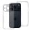 Funda para móvil Max Power Digital Doble Cara 360 Silicona Transparente Protección Integral para iPhone 17 Pro Max