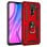 Funda para móvil Max Power Digital Anillo Giratorio Silicona y Policarbonato Roja Antideslizante para Xiaomi Redmi 9