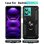 Coque pour mobile Max Power Digital Anneau Magnétique Double Couche Silicone Noir Antichoc pour Xiaomi Redmi Note 12 4G