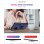 Funda para móvil Max Power Digital Anillo Giratorio Silicona Policarbonato Azul Antideslizante para Xiaomi Mi 11T y Mi 11T Pro