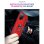 Funda para móvil Max Power Digital Anillo Giratorio Silicona Policarbonato Roja Antideslizante para Xiaomi Redmi Note 10S y Note 10