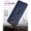 Funda per smartphone Max Power Digital Anello Magnetico Doppio Strato Silicone Nero per Redmi Note 9 Pro/9s
