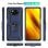 Funda para móvil Max Power Digital Anillo Giratorio Silicona Policarbonato Negra Antideslizante para Xiaomi Poco X3 NFC y X3 Pro