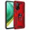 Funda para móvil Max Power Digital Anillo Giratorio Silicona Policarbonato Roja protección 360° para Xiaomi Mi 10T/10T Pro 5G