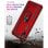 Funda para móvil Max Power Digital Anillo Giratorio Silicona Policarbonato Azul Antideslizante para Xiaomi Redmi 9A y 9AT