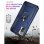 Funda per smartphone Max Power Digital Anello Magnetico Silicone Policarbonato Blu per Xiaomi Redmi Note 10 Pro