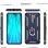 Funda para móvil Max Power Digital Anillo Giratorio Silicona Policarbonato Azul Antideslizante para Redmi Note 8 Pro