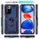 Funda para móvil Max Power Digital Anillo Giratorio Silicona Policarbonato Azul Antideslizante para Xiaomi Redmi Note 11