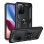 Funda para móvil Max Power Digital Anillo Giratorio Silicona y Policarbonato Negra Antideslizante para Xiaomi Poco F3 y Mi 11i