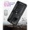 Funda para móvil Max Power Digital Anillo Giratorio Silicona y Policarbonato Negra Antideslizante para Xiaomi Poco F3 y Mi 11i