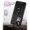 Funda para móvil Max Power Digital Anillo Giratorio Silicona Policarbonato Negra Antideslizante para Xiaomi Mi 12T/12T P