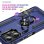 Custodia per smartphone Max Power Digital Anello Magnetico Silicone Policarbonato Nera con supporto per Xiaomi Poco F5 5G