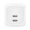 Chargeur Belkin WCH020KQWH GaN 67 W USB-C Double Port Charge Rapide Blanc
