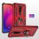 Funda para móvil Max Power Digital Anillo Giratorio Silicona Policarbonato Roja protección 360° para Xiaomi Mi 9T y Mi 9T Pro