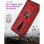 Funda para móvil Max Power Digital Anillo Giratorio Silicona Policarbonato Roja protección 360° para Xiaomi Mi 9T y Mi 9T Pro