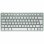 Clavier Cherry KW 7100 MINI BT compact sans fil Bluetooth AZERTY menthe