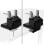 Arozzi AZ-ALZARE-NEO-DUO-BK Supporto Monitor da Tavolo 17 a 32" VESA 75x75 a 100x100 Max 18kg