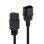 Cable de transmisión Lindy 30492 3 m IEC C14 a IEC C19 negro