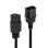 Cable de transmisión Lindy 30492 3 m IEC C14 a IEC C19 negro