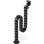 Organizzatore cavi Hama Spine nero 1,3 m per scrivania flessibile
