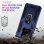 Funda para móvil Max Power Digital Anillo Giratorio Silicona Policarbonato Azul Antideslizante para Xiaomi Mi 13T y Mi 13T Pro