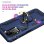 Funda para móvil Max Power Digital Anillo Giratorio Silicona Policarbonato Negra protección 360° para Xiaomi Redmi Note 10S y Note 10
