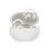 Écouteurs TCL Crystal Clip sans fil Bluetooth Open-ear, réduction de bruit, IPX4, blanc