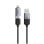 Cable multiconector Accetel Cu2920 4 en 1 USB-C Lightning 1,2 m 60W nailon