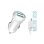 Cargador de coche Accetel CC265 Dual USB 2.4A Micro USB Blanco 12W