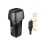 Cargador de coche Accetel Cc312 Dual USB 3.1A con cable Lightning 100 cm