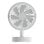 Ventilateur Techly IC-FAN-DSK2W blanc 10 vitesses batterie oscillant