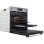 Horno eléctrico Whirlpool OMSK58HU1SX 71 litros Negro Inox con autolimpieza hidrolítica