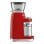 Moinho de café Smeg CGF03RDEU vermelho 240 g fresa cónica inox