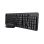 Tastatur Trust Ody II kabellos AZERTY Membran mit Maus schwarz
