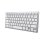 Teclado Trust 24652 Bluetooth compacto QWERTY italiano sem fios prata