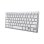 Teclado Trust 24652 Bluetooth compacto QWERTY italiano sem fios prata
