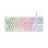 Teclado Trust GXT 833W Thado de membrana tenkeyless retroiluminado multicolor blanco