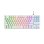 Teclado Trust GXT 833W Thado de membrana tenkeyless retroiluminado multicolor blanco