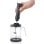 Espumador de leite Graef MS202 portátil 300 ml vidro preto sem fios