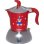 Cafetière italienne Bialetti 6651 0,10 L Rouge Induction 2 Tasses