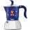 Cafetière italienne Bialetti 0006649 0,47L 2 Tasses Induction Bleu Rouge