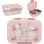 Fiambrera Princess Mimi 0414030 inox 1L rosa hermética infantil